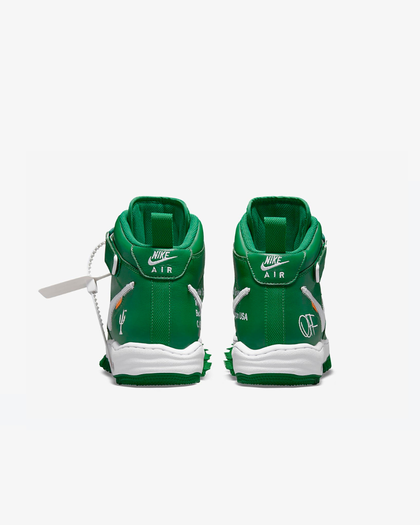 Tenis Air Force 1 Mid Off-White Pine Green