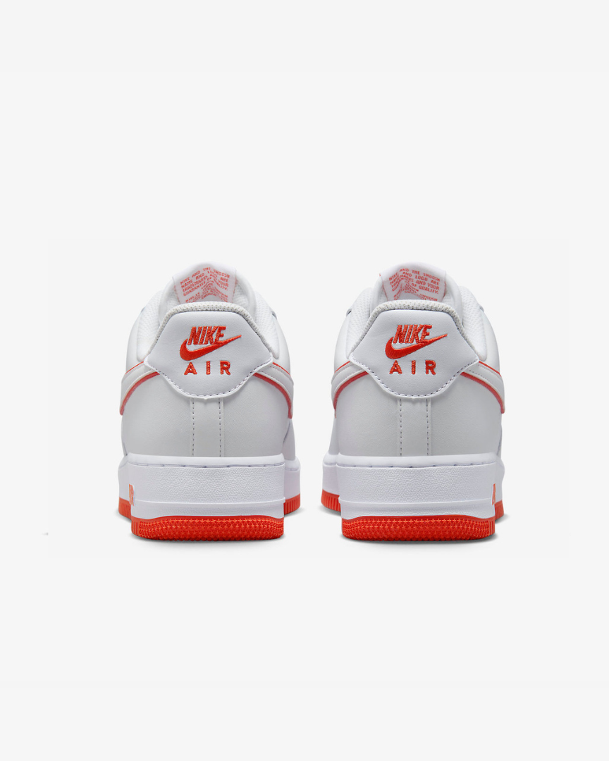 Tenis Air Force 1 Low '07 White Picante Red