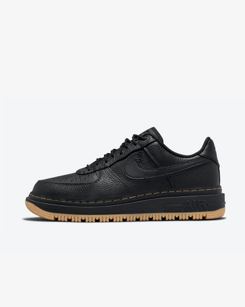 Tenis Air Force 1 Low Luxe Black Gum