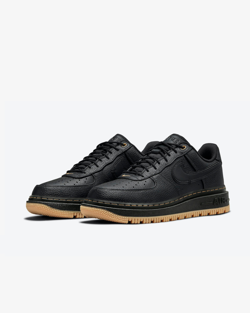 Tenis Air Force 1 Low Luxe Black Gum
