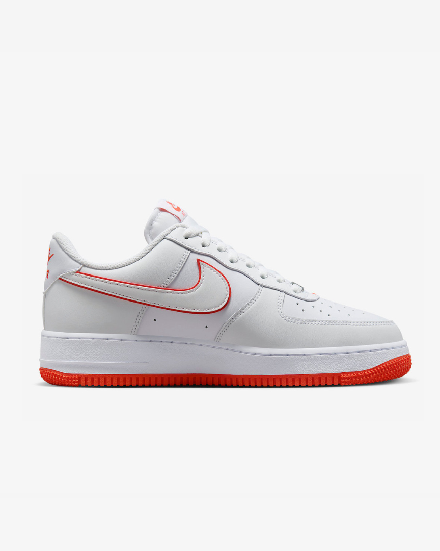 Tenis Air Force 1 Low '07 White Picante Red