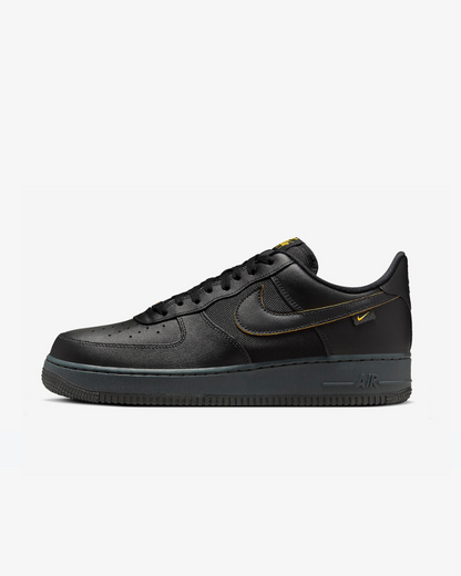 Tenis Air Force 1 07 Black University Gold